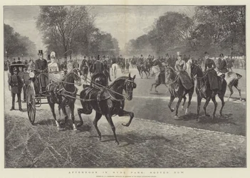 Tarde em Hyde Park, Rotten Row
